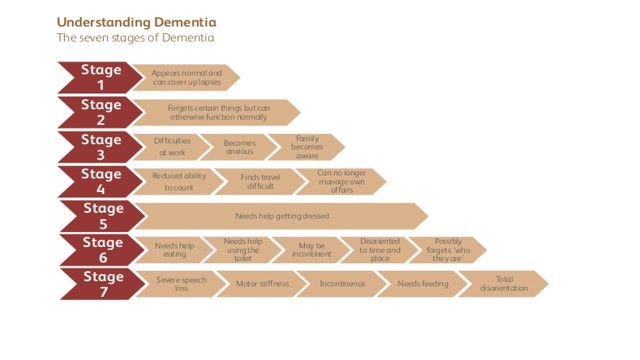 7 Stages Of Vascular Dementia Chart